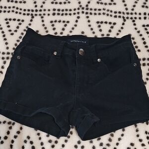 Aeropostale Women's Dark Jean Shorts